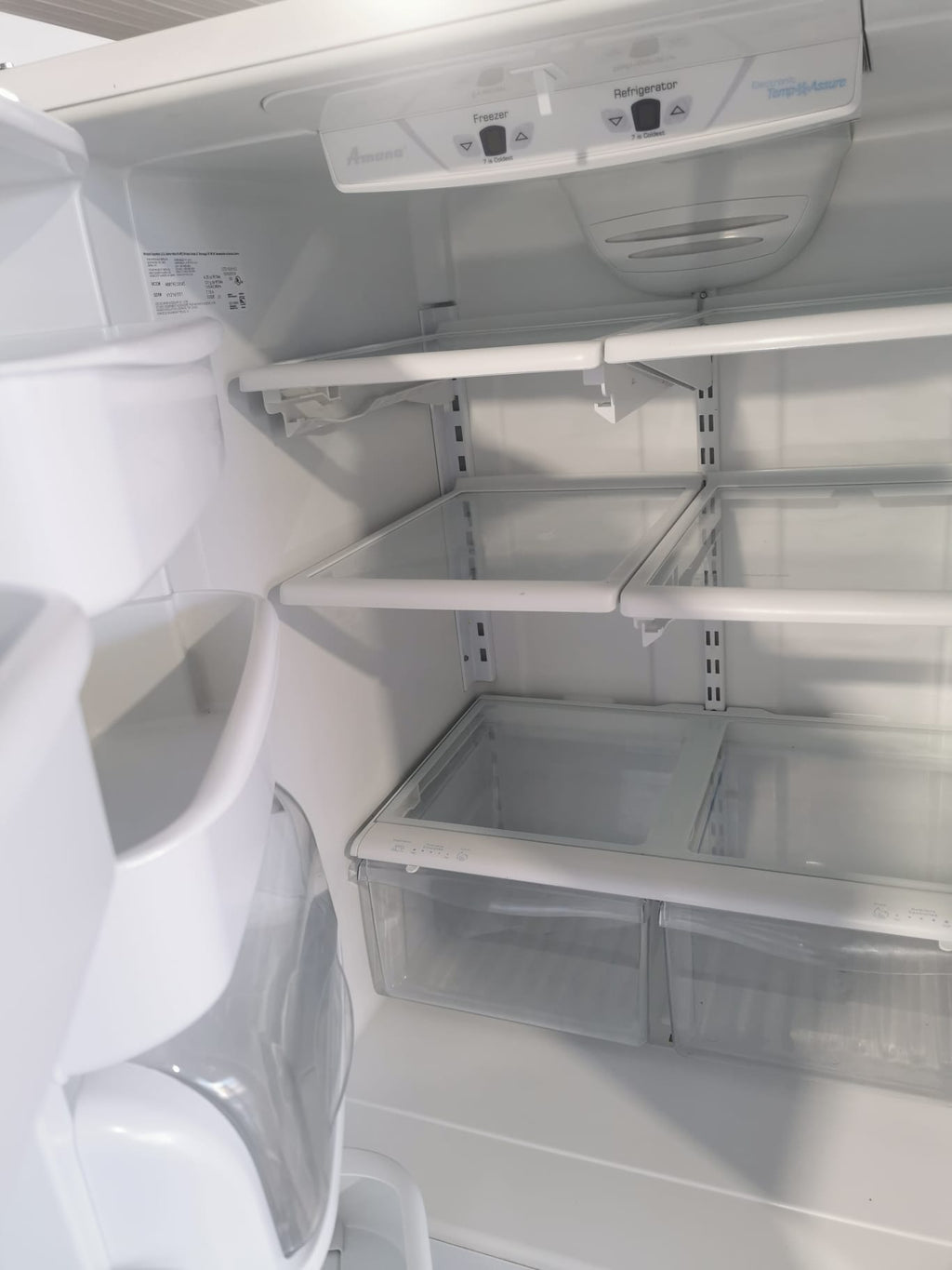 Refrigerateur amana congelateur en bas 30×65