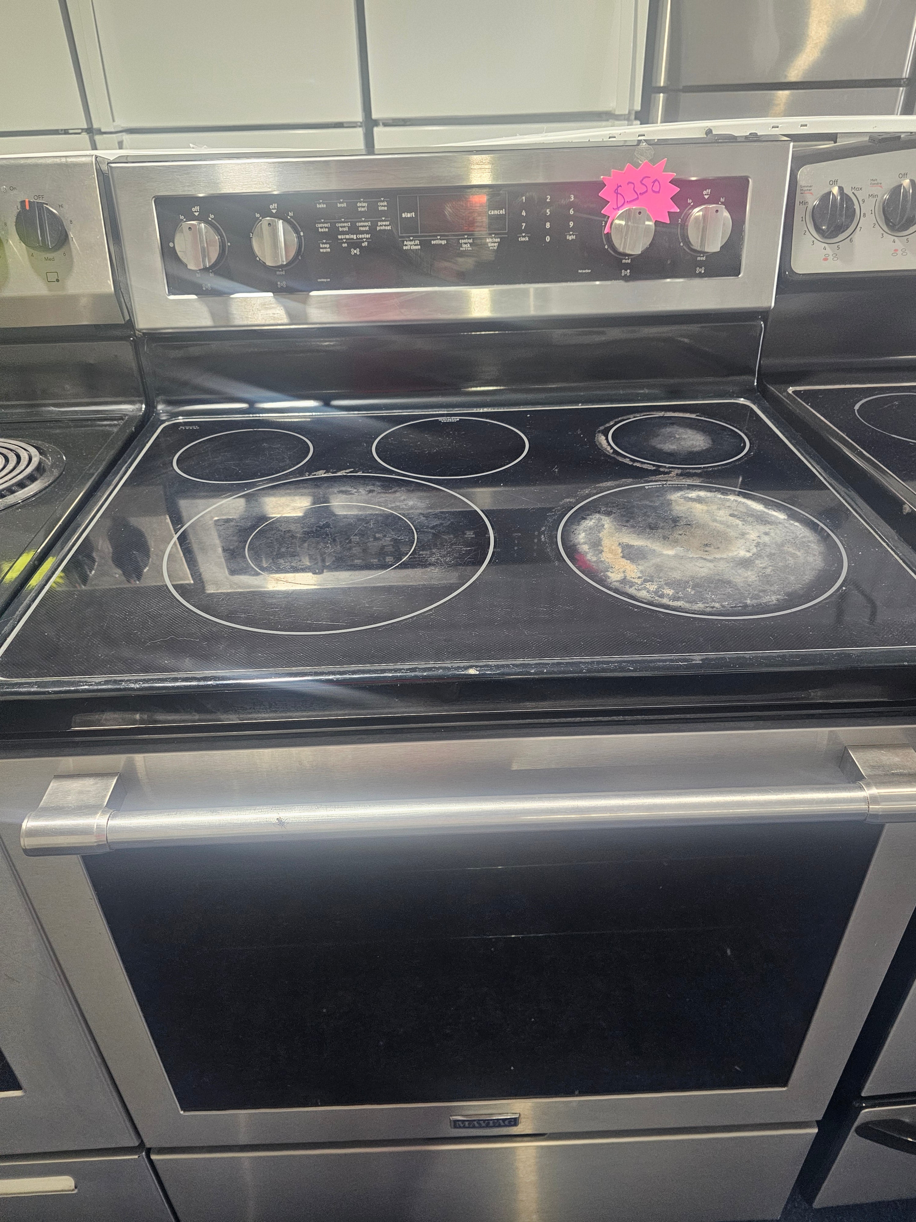 Cuisinière Maytag porte française