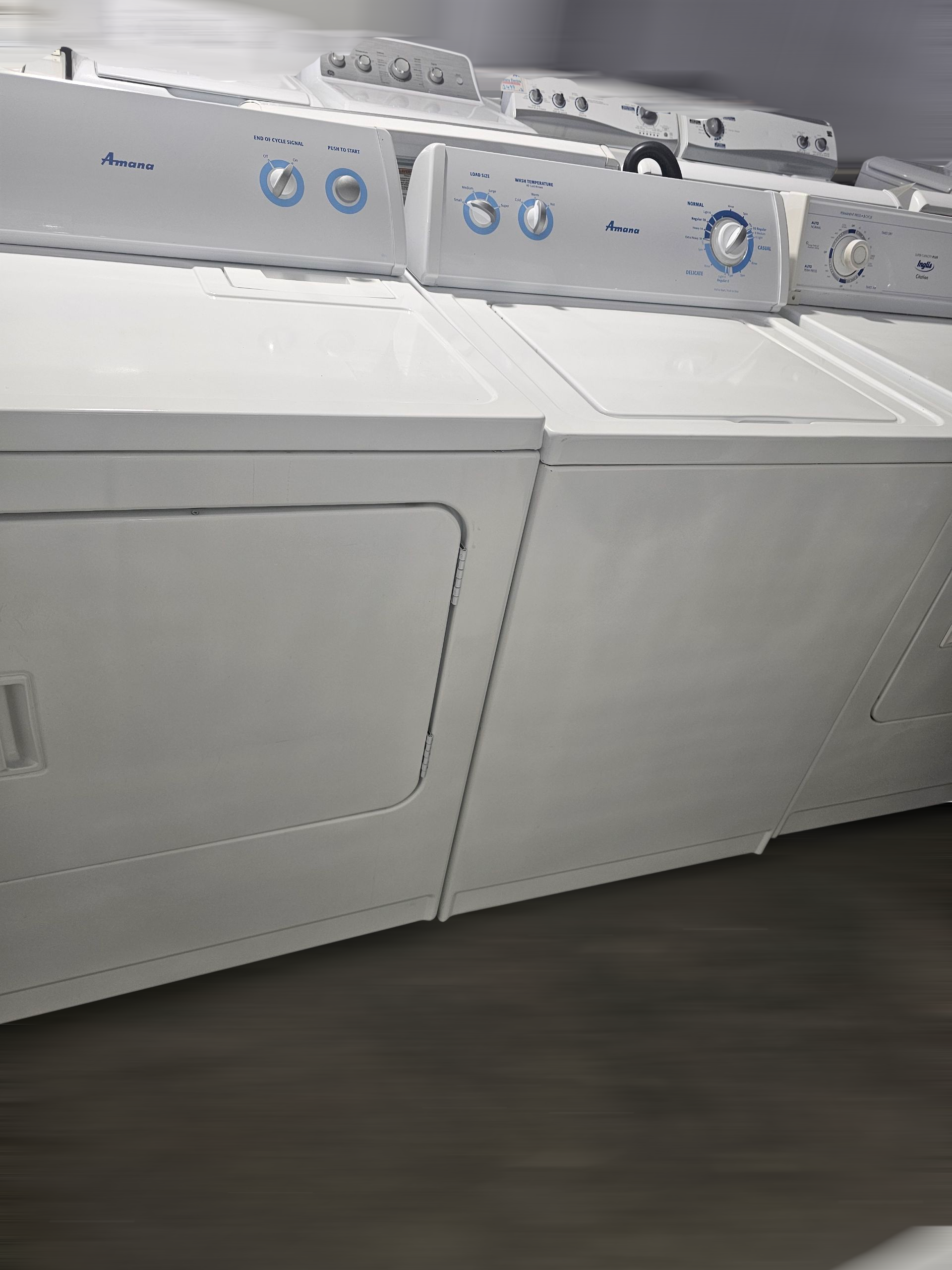 Duo laveuse sécheuse amana