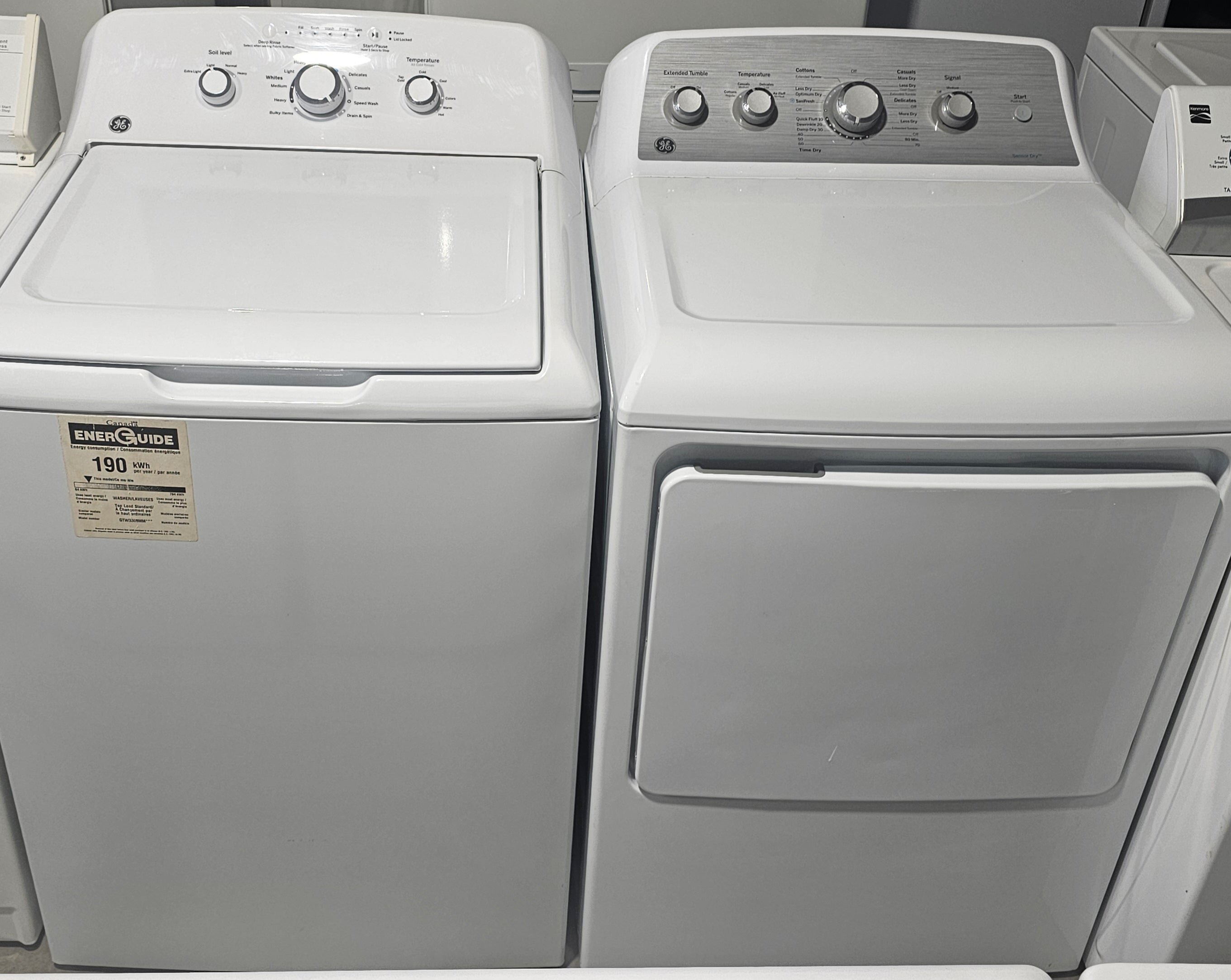 Duo laveuse sécheuse Ge