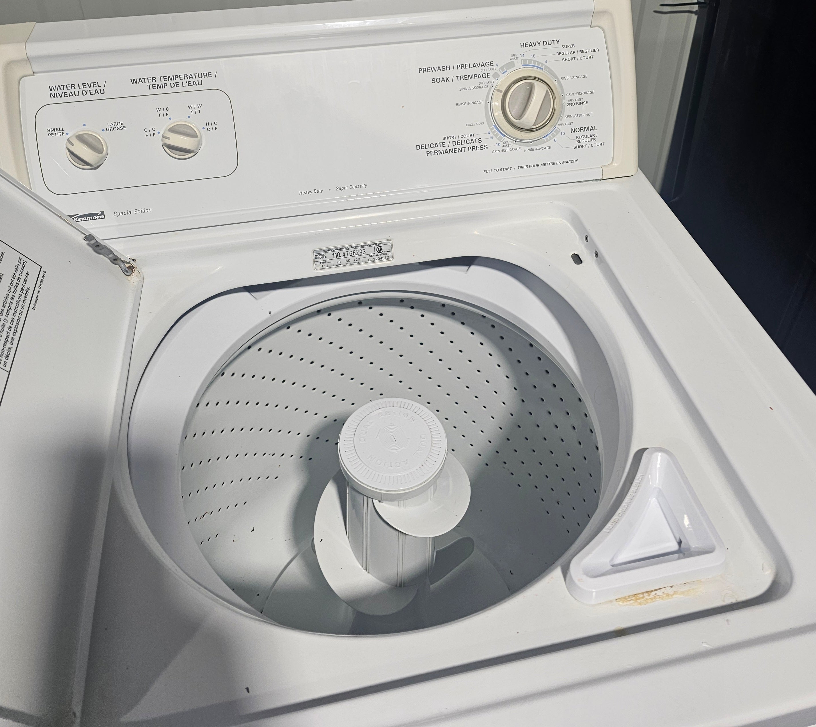 Duo laveuse et sécheuse kenmore